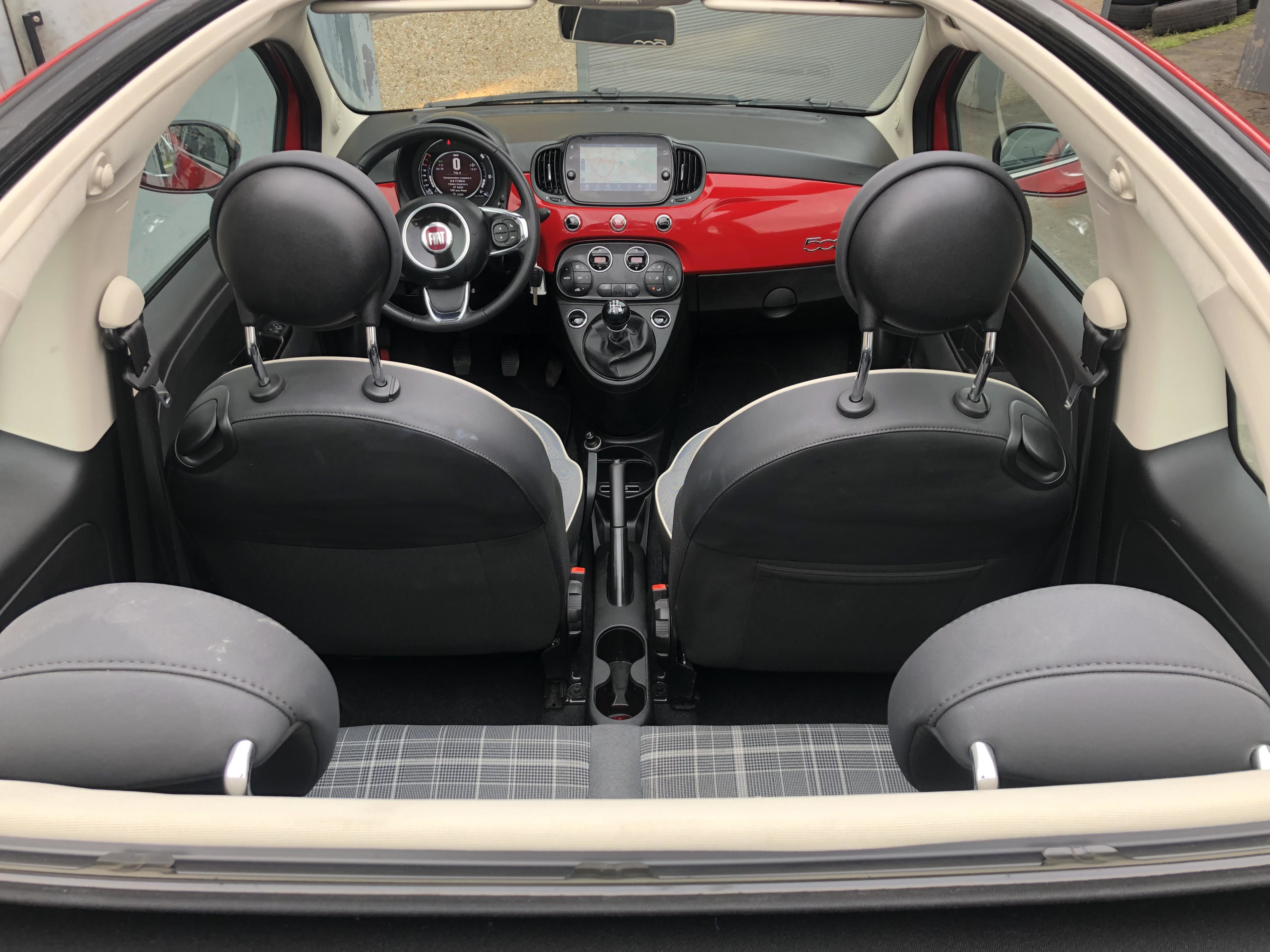 Rétroviseur intérieur complet Fiat 500